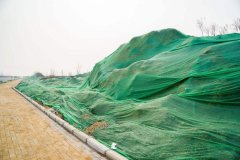 重庆工地泥堆防尘网使用案例